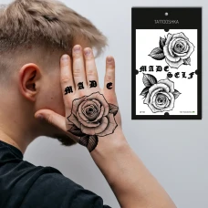 Тимчасове тату набір "Троянди на руку" LB-156 Tattooshka
