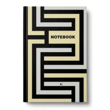 Ділова книга "Abstract figures" А5, 7БЦ, 80 арк., клітинка, тверда палітурка, 4 види, ДК-80-А5=P