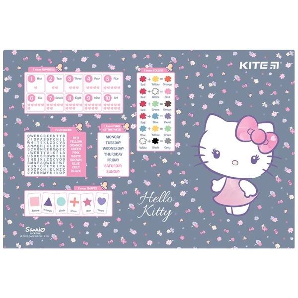 Підкладка настільна, 42,5*29см. PP Hello Kitty HK22-207 Kite