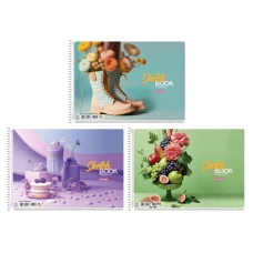 Альбом для малювання, спiраль, 30арк., 100г/м2, УФ-лак, PB-SC-030-8508 Star
