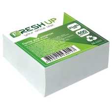 Блок паперу для нотаток 85*85*400арк.,не склеєний білий FR-1211 Fresh Up