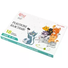 Набір пластиліну Cats, зі стеком, 18 кол., 288г, 302103 ROSA Kids