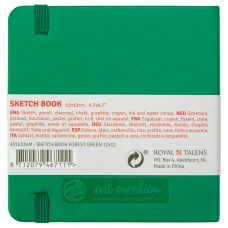Блокнот для графіки Talens Art Creation, 12х12 см, 140г/м2, 80л, Forest Green, Royal Talens