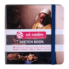 Блокнот для графіки Talens Art Creation, 12х12 см, 140г/м2, 80л, Молочниця, Ян Вермер, Royal Talens