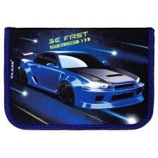 Пенал 1-яр. пустий, 1 відворот, поліестер, Fast Car, 24107C Class