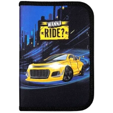 Пенал 1-яр. пустий, 1 відворот, поліестер, Wanna Ride, 24109C Class