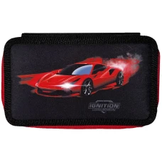 Пенал 2-яр. пустий, поліестер, Red Car, 24310C Class