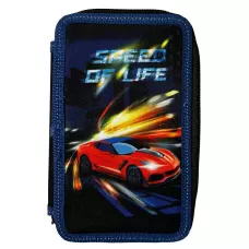 Пенал 2-яр. пустий, поліестер, Speed of Life, 24313C Class