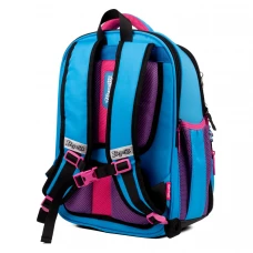 Рюкзак шкільний напівкаркасний 1Вересня S-97 "Pink and Blue" 39,5*28,5*14см., 559493