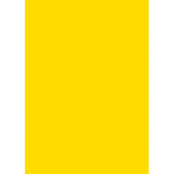 Папір для дизайну Tintedpaper А4 (21*29,7см), №14 жовтий, 130г/м2, без текстури, Folia