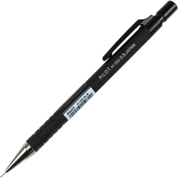 Олівець механічний Pilot №H-165-B/H-165-SL-B, 0,5мм. корпус чорний
