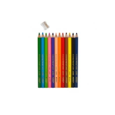 Олівці кольорові шестигранні Jumbo, 12 кол., з чинкою, Superb Writer, 4400-12 Marco