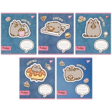 Зошит А5/12 арк коса YES Pusheen. Snack time, 767213