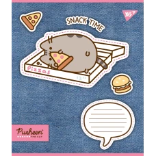 Зошит А5/12 арк коса YES Pusheen. Snack time, 767213
