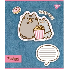 Зошит А5/12 арк коса YES Pusheen. Snack time, 767213