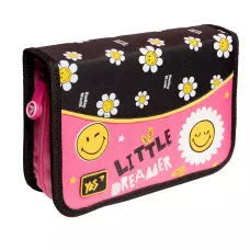Пенал твердий YES одинарний з двома клапанами HP-04 Smiley World 533348