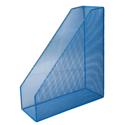 Лоток для паперів вертикальний 80x230x300мм, металевий, синій BM.6260-02
