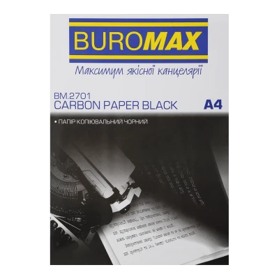 Папір копіювальний 210x297мм, 100 арк., чорний, BM.2701
