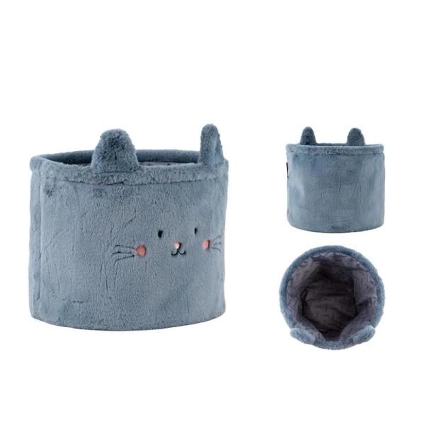 Кошик для зберігання 3100 Cute Cat 30х25 см, плюшевий, K24-3100M-2 Kite