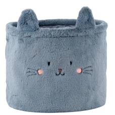Кошик для зберігання 3100 Cute Cat 30х25 см, плюшевий, K24-3100M-2 Kite