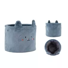 Кошик для зберігання 3100 Cute Cat 30х25 см, плюшевий, K24-3100M-2 Kite