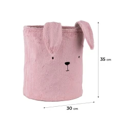 Кошик для зберігання 3100 Lovely Rabbit 30х35 см, плюшевий, K24-3100L-1 Kite