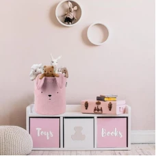 Кошик для зберігання 3100 Lovely Rabbit 30х35 см, плюшевий, K24-3100L-1 Kite