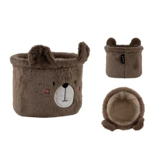 Кошик для зберігання 3100 Sweet Bear 20х16 см, плюшевий, K24-3100S-3 Kite