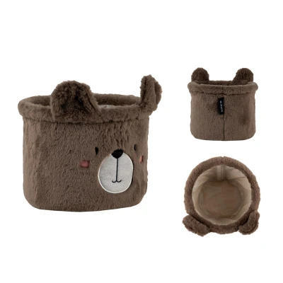 Кошик для зберігання 3100 Sweet Bear 20х16 см, плюшевий, K24-3100S-3 Kite