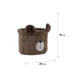 Кошик для зберігання 3100 Sweet Bear 20х16 см, плюшевий, K24-3100S-3 Kite
