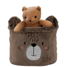 Кошик для зберігання 3100 Sweet Bear 20х16 см, плюшевий, K24-3100S-3 Kite