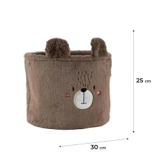 Кошик для зберігання 3100 Sweet Bear 30х25 см, плюшевий, K24-3100M-3 Kite