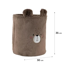 Кошик для зберігання 3100 Sweet Bear 30х35 см, плюшевий, K24-3100L-3 Kite