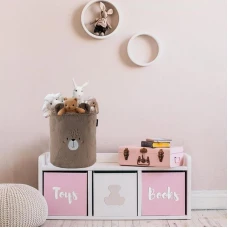 Кошик для зберігання 3100 Sweet Bear 30х35 см, плюшевий, K24-3100L-3 Kite