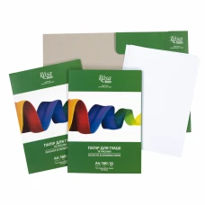 Папка для гуаші А4 (21*29,7см), 180г/м2, 10л, Дрібне зерно, ROSA Studio