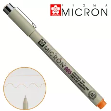 Лінер PIGMA MICRON (0.05), 0,2мм, Оранжевий, Sakura