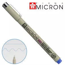 Лінер PIGMA MICRON (0.05), 0,2мм, Синій, Sakura