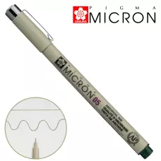 Лінер PIGMA MICRON (0.5), 0,45мм, Темно-зелений, Sakura