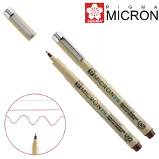Ручка PIGMA MICRON PN Бордовий (0.4-0.5мм), Sakura