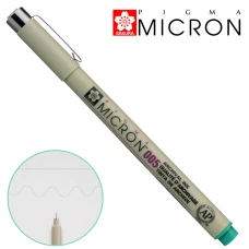 Лінер PIGMA MICRON (0.05), 0,2мм, Зелений, Sakura