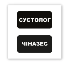 Наліпки 3D-стікер "Суєтолог" SX-210 Tattooshka