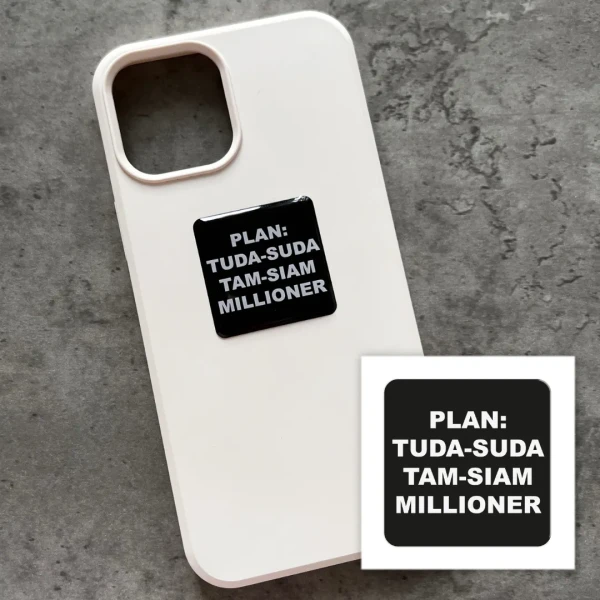 Наліпки 3D-стікер "Plan: tuda-suda" SX-208 Tattooshka