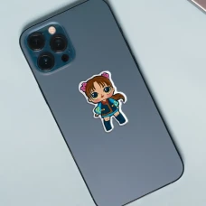 Наліпки 3D-стікер "Україночки" набір 6 стікерів SB-26 Tattooshka