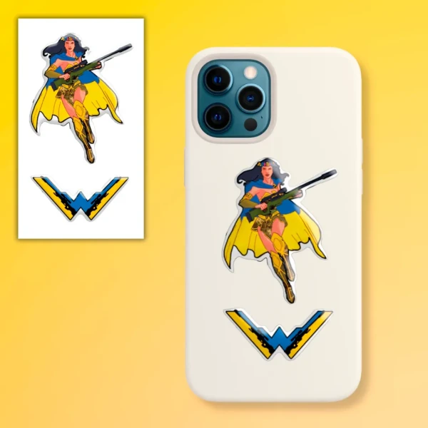 Наліпки 3D-стікер "Ukrainian girl" SM-17 Tattooshka