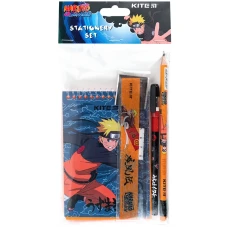 Набір канцтоварів, 4 предмети Naruto NR24-S03 Kite