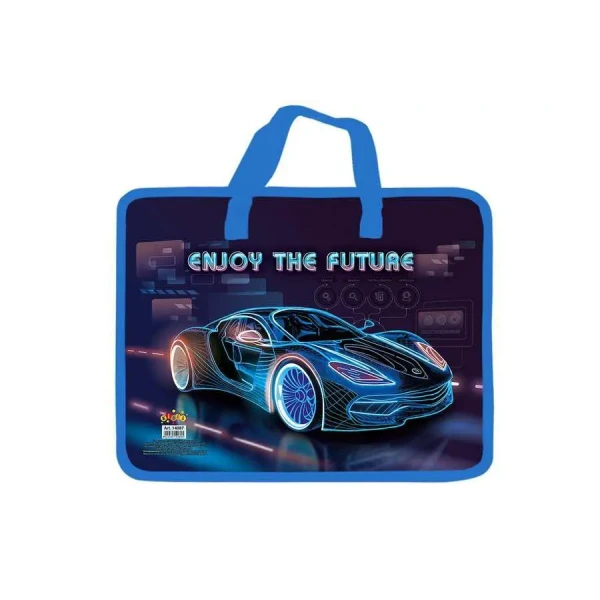 Тека пластикова з текстильними ручками KIDIS, серія "Enjoy the future" 14087