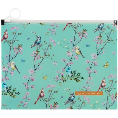 Папка на блискавці zip-lock А5+ OS Spring, 1498-33-A