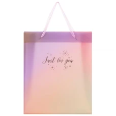 Пакет пластиковий подарунковий 32х27см, Just for you-3, 8504-39-A