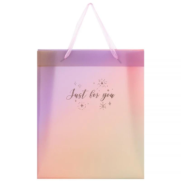 Пакет пластиковий подарунковий 32х27см, Just for you-3, 8504-39-A