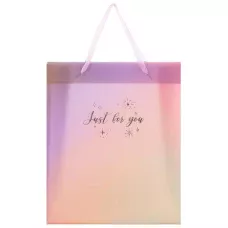 Пакет пластиковий подарунковий 32х27см, Just for you-3, 8504-39-A